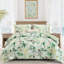 Ensemble d'édredon 7 pièces rayé en microfibre légère avec édredon, taies d'oreiller, taies décoratives, drap plat et drap-housse-130000887-130000930