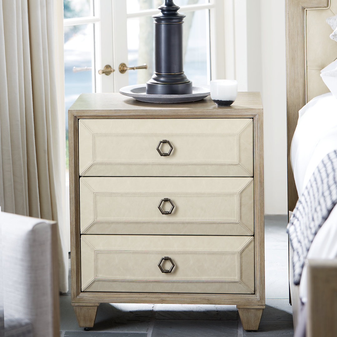 Santa Barbara 3 - Drawer Nightstand in Sandstone Bernhardt