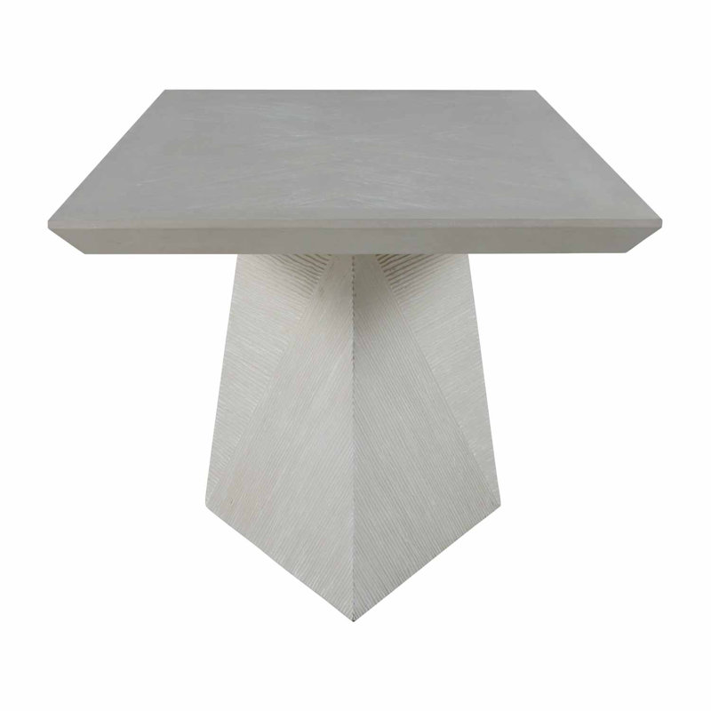 Cerused White Rectangular Mindi Wood Dining Table