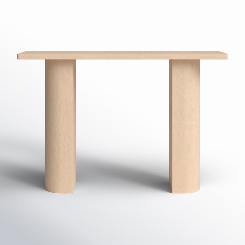 Moscow 50'' Solid Wood Console Table, Tan