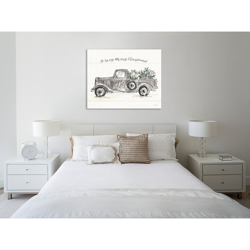 "Modern Farmhouse VIII", toile tendue par Anne Tavoletti, H 12 po x l 15 po x P 1,5 po