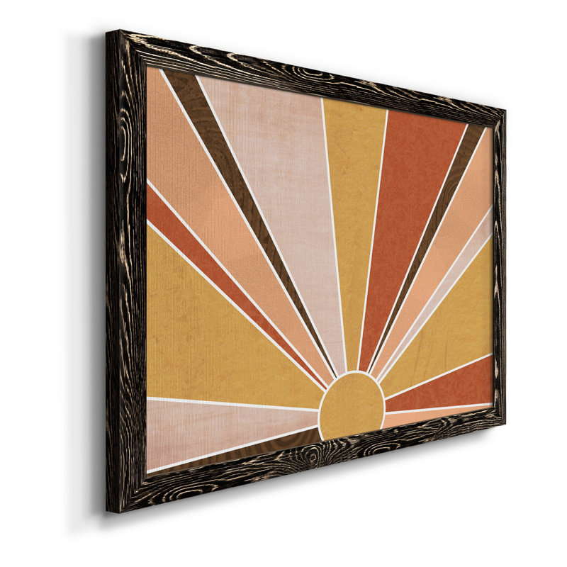 Sedona Sunrise Black Framed Canvas Landscape Print, 23x32