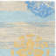 Tapis bleu / beige en laine touffeté à la main Chanler-1829071960