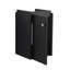 Meuble-lavabo mural 12 po avec lavabo pour petits espaces en châtaignier noir