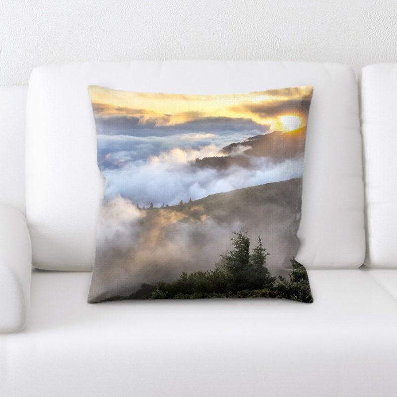Microsuede Throw Pillow