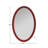 Varsha Oval Glossy Burgundy Mirror-348517942