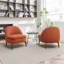 Fauteuil demi-tonneau rembourré Bula-158142000