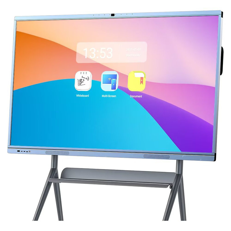 JYXCN 65" Smart Board 4K Pro Touch Interactive Wireless Presentation Screen QR Sharing for Classroom Office