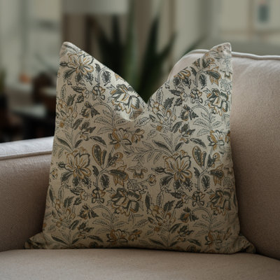 Fabdivine pure Linen throw Pillowcase cushion Cover, Farmhouse Decor (Kudrat, Grey)