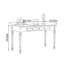 Bureau simple noir de style américain-748378046