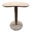 Table d'appoint en pierre et marbre, base sculpturale pour bureau à domicile, salon, style Valencia - ivoire 21 po-914792901