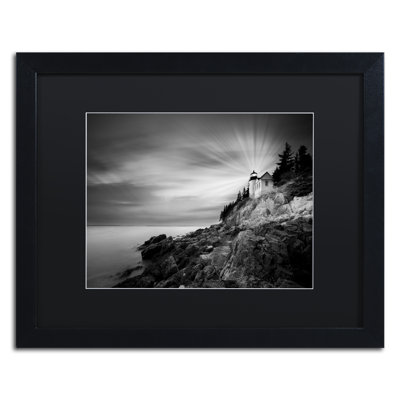 « bass harbor phare », reproduction de photo encadrée