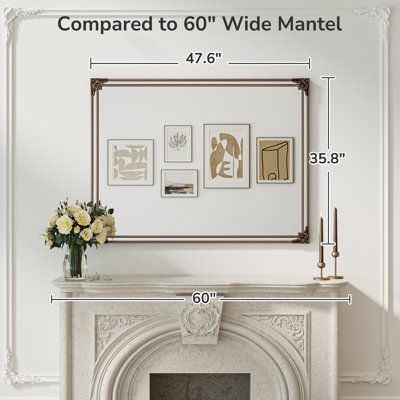 Iron Rectangle Wall Mirror