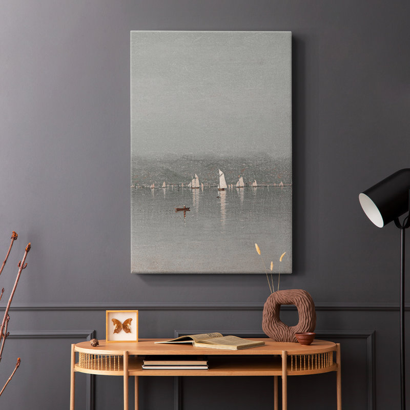 Impression nautique rétro XXXV - galerie Cavas enveloppée, H 27 po x l 18 po