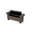 Banc de rangement en tissu