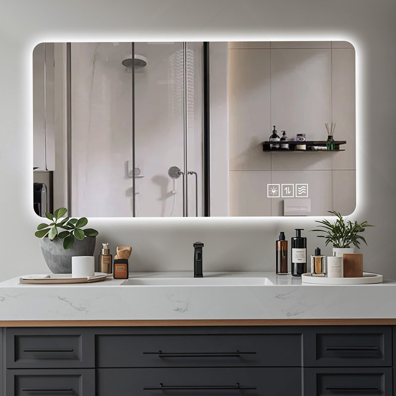 Miroir mural à DEL pour l'intérieur