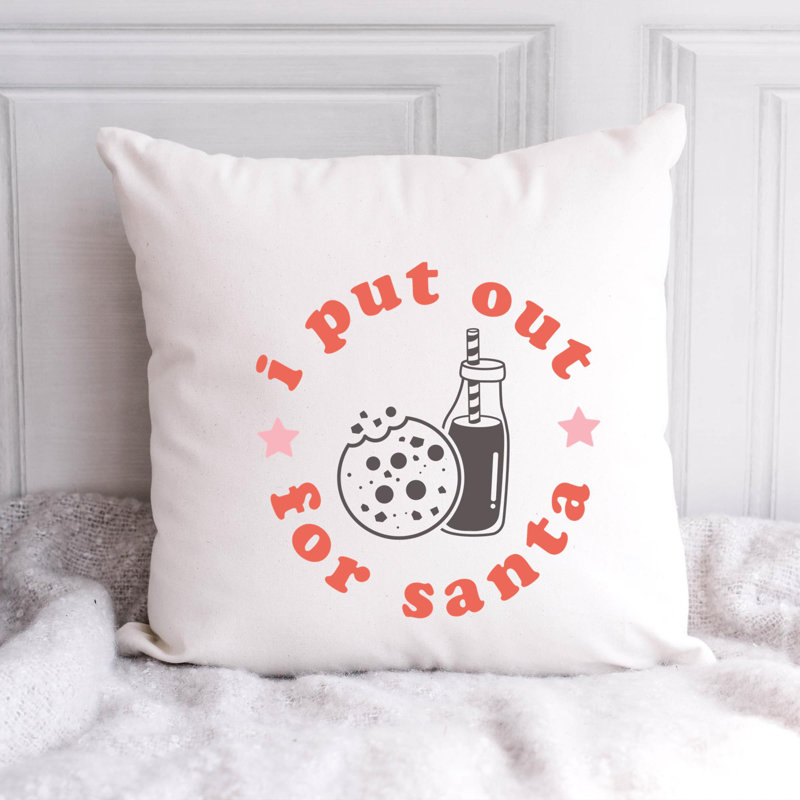 Coussin en polyester ChristmasCuteQuotes-16, 20 po x 20 po