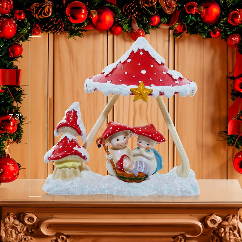 Table de crèche de Noël de 7,3 pouces Kurt Adler