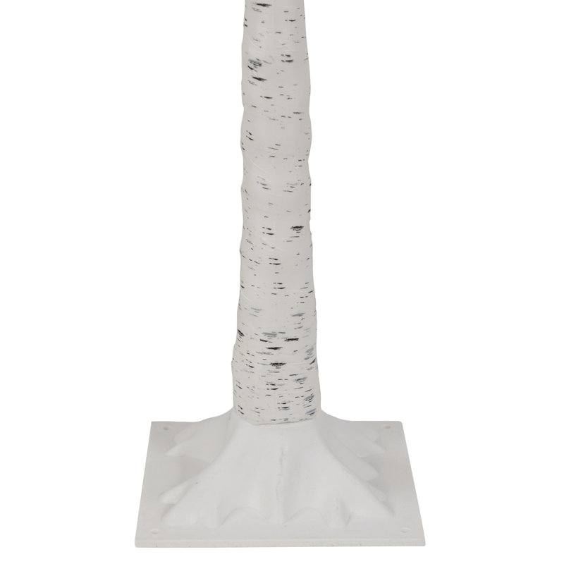 Arbre de Noël blanc 6 pi avec lumières DEL blanc chaud