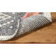Tapis bleu marine / crème en laine / coton tissé à la main Segrest Natura-474501892