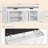 47.24" Shoe Storage Bench With Padded Seat Cushion, Entryway Shoe Bench With 2 Adjustable Shelves, White-1629329776