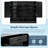 Sleek and Modern Shoe Cabinet with Adjustable Shelves, Minimalist Shoe Storage Organizer with Sturdy Top Surface, Space-saving Design Side Board for Various Sizes of Items, Black-1167540248