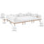 Canapé modulaire d'extérieur en oléfine de 106,5 po Madeleine-1189006140