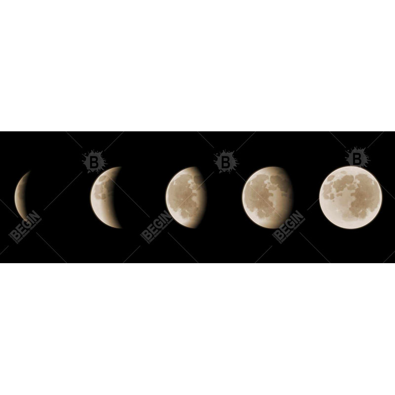 Éclipse, reproduction sur toile