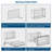 19" X 15" Stainless Steel Shower Niche Double Shelf-1128186179