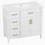 Meuble-lavabo simple 36 po avec 4 tiroirs 36 po-892763581