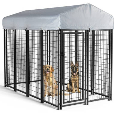 MoNiBloom Parc extérieur en métal pour chien avec cage et chenil pour  animaux et Commentaires - Wayfair Canada
