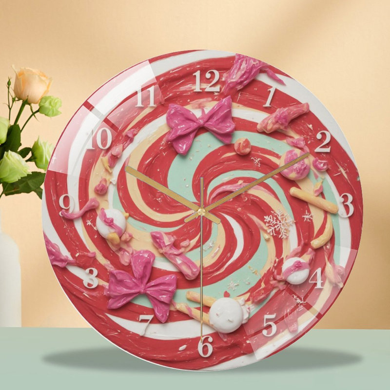 12'' Modern Glass Wall Clock