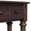 Console en finition. Placage de pin de style rétro. 4 tiroirs et une tablette ouverte pour le rangement. Bois. Convient à différentes pièces. Assemblage requis avec - Style rétro. Couloirs. Bois manufacturé durable. 15 lb-2109952481-2109952480