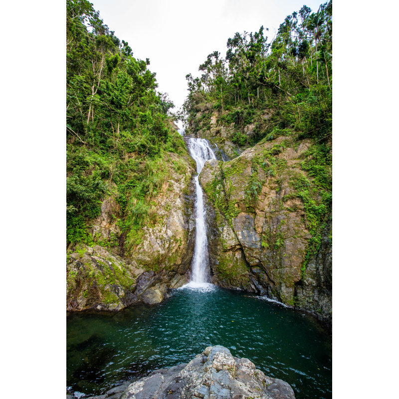 Dona Juana Waterfall, Puerto Rico - Wrapped Canvas Print, 122cm H x 81cm W x 3.8cm D