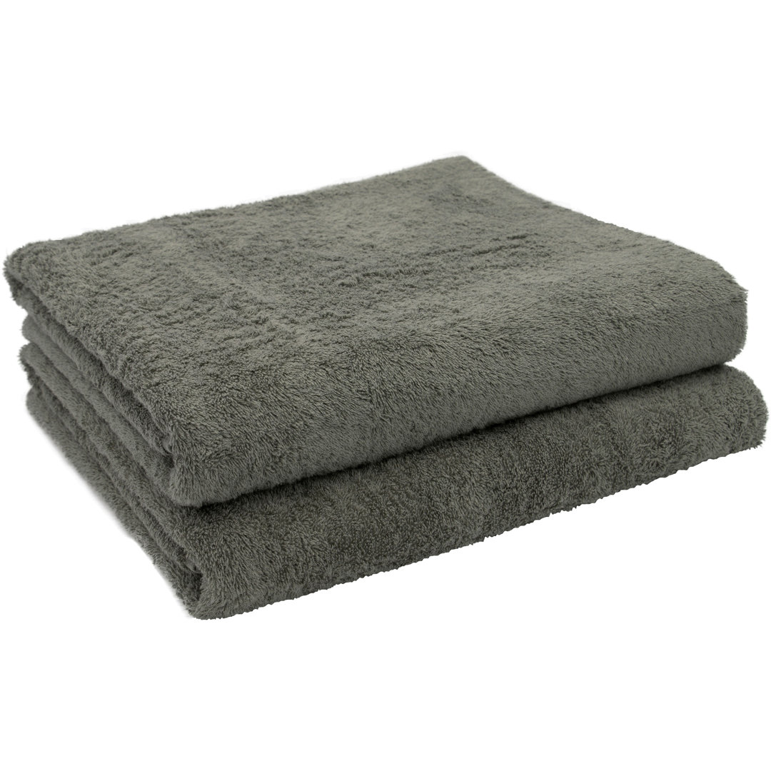 2 Pieces Chemical-free and Sustainable Bath Sheet Same-Size Set