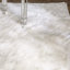 Solid Colour Faux Fur Area Rug-994723236