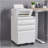[Installation Required] 3-Drawer Mobile Filing Cabinet With Lock, Legal/Letter Sized Office Storage Filing Cabinet, Metal Filing Cabinet ,Suitable For Offices And Study Rooms
