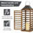 Wooden Tabletop Lantern-662060431