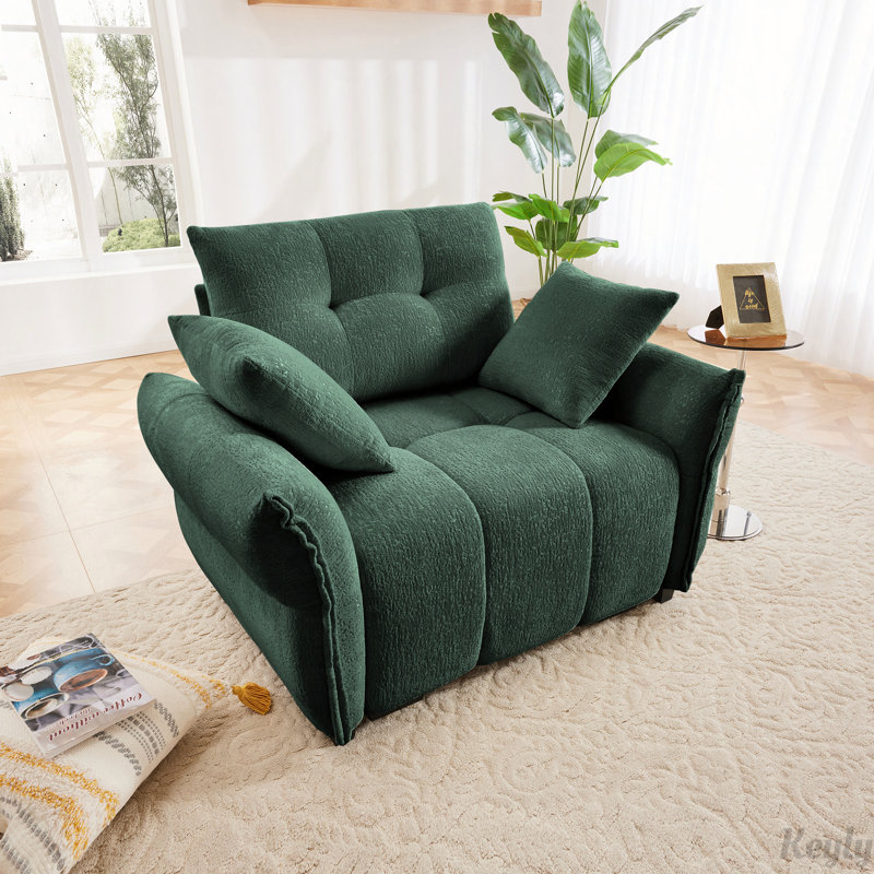 Méridienne ergonomique à une place, Vert