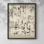 ABSTRACT Series CM - reproduction encadrée de qualité supérieure - prête à être accrochée - aucun clou requis-1825157393-1825157419