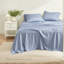 Blue Floral Bedding Sets, Plush Polyester, Art-inspired Design For Home