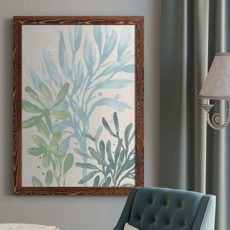 Elsmere Swaying Seagrass II, reproduction d'art sur toile, H 43,5 po x l 31,5 po x P 1 po, Érable