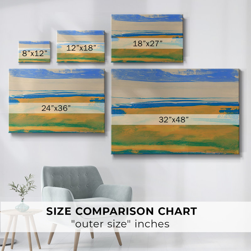 Toile tendue avec North Gallery II, H 18 po x l 27 po