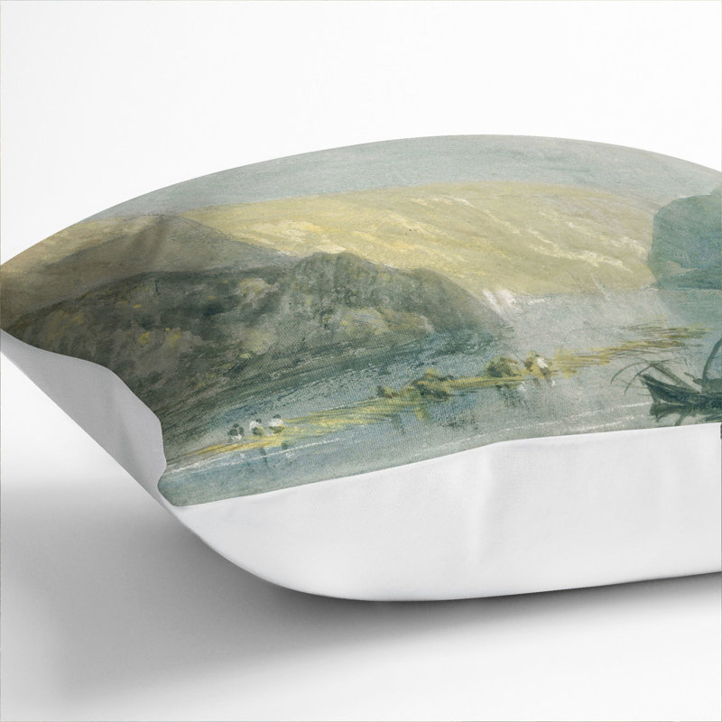 Square Cushion, 40cm H x 40cm W x 15cm D, White