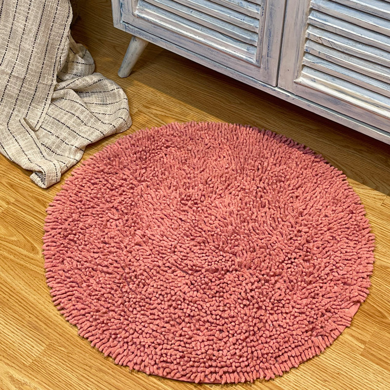 Tapis pour salle de bain Virginio, Rosé
