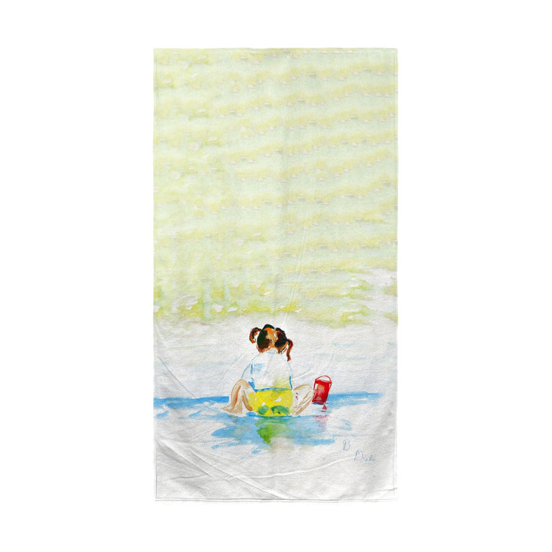Serviette de plage pigtails playing Roselli