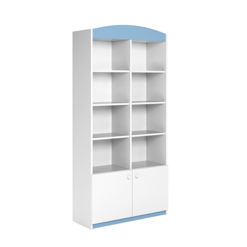 Cicero 186.20cm H X 90cm W No Subject Standard Kids Bookcase, Blue