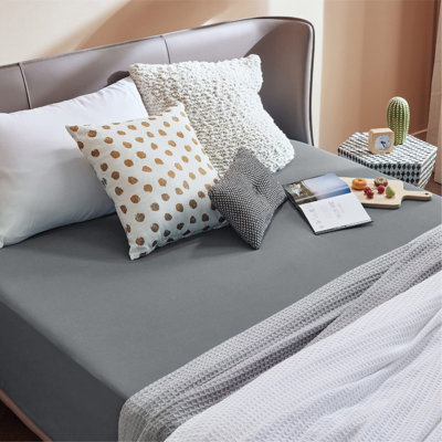 Bedsure Soft Brushed Bed Fitted Sheet With 40cm Deep Pocket
