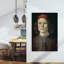 Portrait Of A Young Man, C.1480-85 Abstract Contemporary Wall Art Print by Sandro Botticelli - Wrapped Canvas Print-944524870
