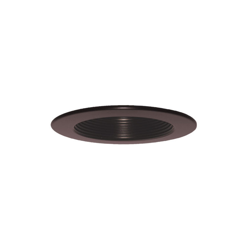 4'' Baffle Recessed Trim, Copper/Black